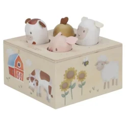 Little Dutch Educatief Speelgoed|Houten Speelgoed^Pop-up - Groen - Little Farm