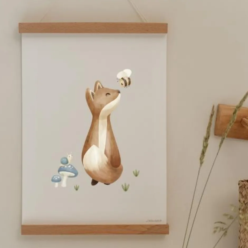 Little Dutch Decoratie^Poster - Maat A3 - Forest Friends