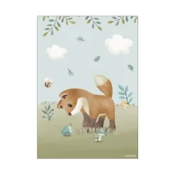 Little Dutch Decoratie^Poster - Maat A3 - Forest Friends