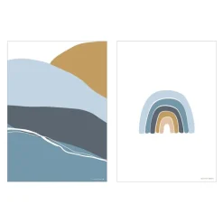 Little Dutch Decoratie^Poster Horizon Blue - A3