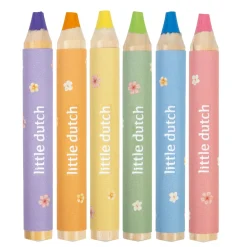 Little Dutch Creatief Speelgoed^Potloden - Meerkleurig - Essentials - Rosa