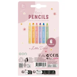 Little Dutch Creatief Speelgoed^Potloden - Meerkleurig - Essentials - Rosa