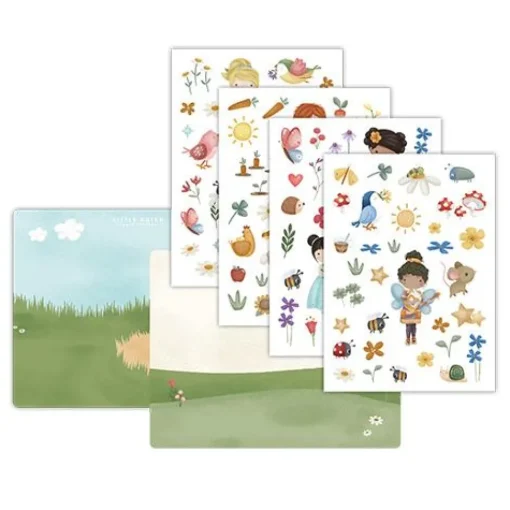 Little Dutch Speelgoed Voor Onderweg|Creatief Speelgoed^Raamstickers Rosa & Friends