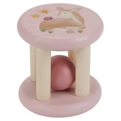 Little Dutch Rammelaar|Houten Speelgoed^Rammelaar roller - Roze - Fairy Garden