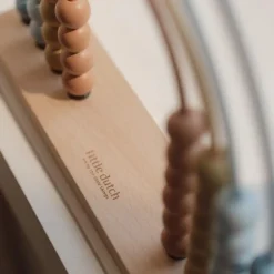 Little Dutch Educatief Speelgoed|Houten Speelgoed^Regenboog telraam - Blauw - Forest Friends