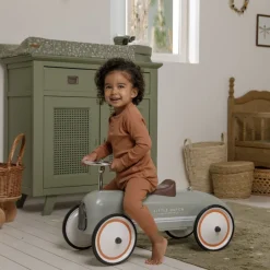 Little Dutch Loopwagens^Retro Loopauto - Olive