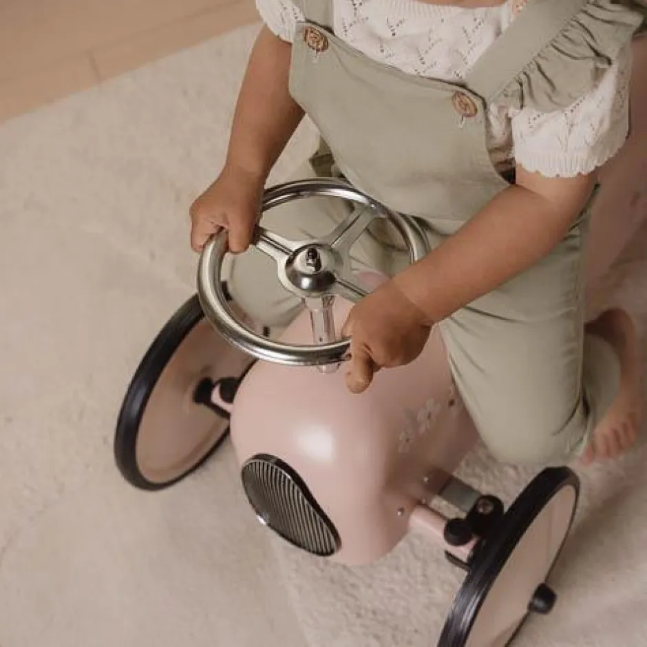 Little Dutch Loopwagens^Retro loopauto - Roze - Essentials