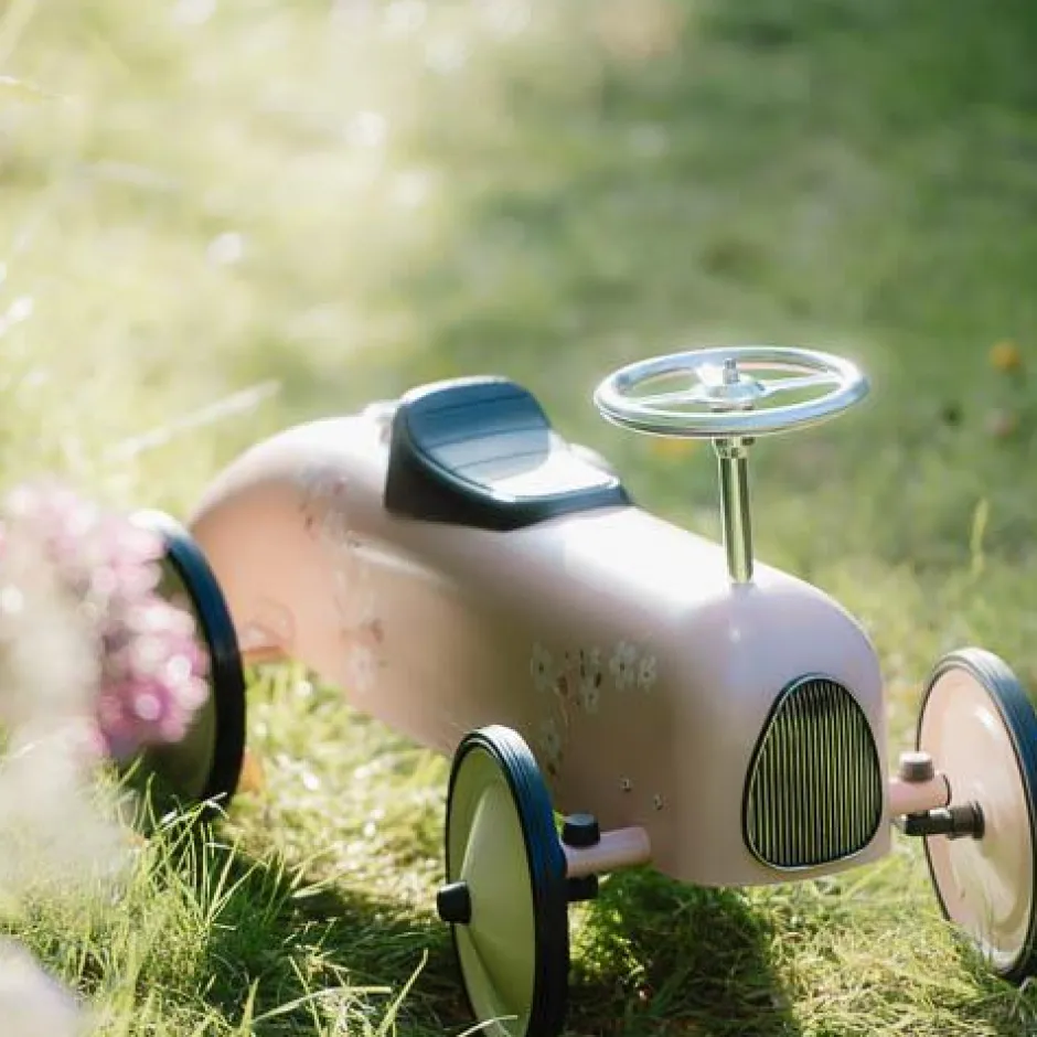 Little Dutch Loopwagens^Retro loopauto - Roze - Essentials