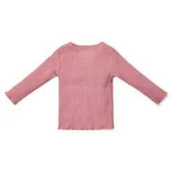 Little Dutch Meisjes Kleding|Kinderkleding^Rib Shirt lange mouw - Roze - Fairy Garden