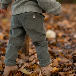 Little Dutch Jongens Kleding|Kinderkleding^Ribbroek - Groen - Forest Friends