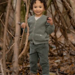 Little Dutch Jongens Kleding|Kinderkleding^Ribbroek - Groen - Forest Friends