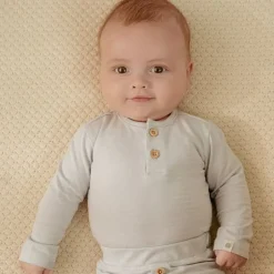 Little Dutch Romper|Jongens Kleding^Romper lange mouw - Blauw - Forest Friends