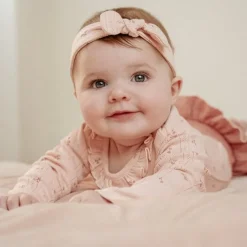 Little Dutch Romper|Meisjes Kleding^Romper lange mouw - Roze - Fairy Garden - Fairy Flowers