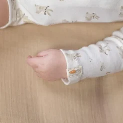 Little Dutch Romper|Babykleding^Romper overslag lange mouw - Wit - Newborn Naturals - Baby Bunny