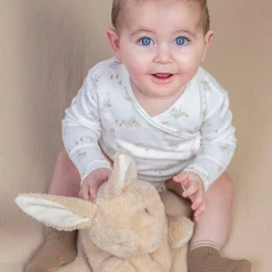 Little Dutch Romper|Babykleding^Romper overslag lange mouw - Wit - Newborn Naturals - Baby Bunny