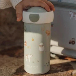 Little Dutch Lunch|Drinken^Schoolbeker - Groen - Little Farm