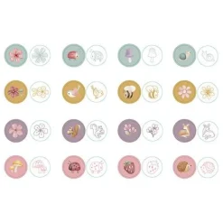 Little Dutch Creatief Speelgoed^Self Inking Stamps - Roze - Fairy Garden