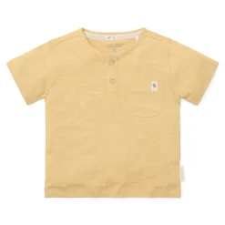 Little Dutch Jongens Kleding|Kinderkleding^Shirt korte mouw - Geel - Forest Friends