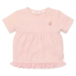 Little Dutch Meisjes Kleding|Kinderkleding^Shirt korte mouw - Lichtroze - Fairy Garden