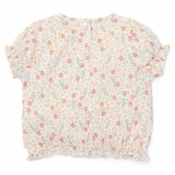 Little Dutch Meisjes Kleding|Kinderkleding^Shirt korte mouw - Wit - Fairy Garden