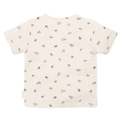 Little Dutch Jongens Kleding|Kinderkleding^Shirt korte mouw - Zand - Forest Friends - Kevers