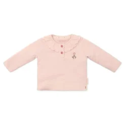 Little Dutch Meisjes Kleding|Babykleding^Shirt lange mouw - Lichtroze - Fairy Garden