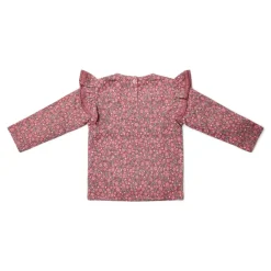 Little Dutch Meisjes Kleding|Kinderkleding^Shirt lange mouw - Roze - Fairy Garden - Bloemen