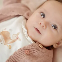 Little Dutch Meisjes Kleding|Babykleding^Shirt lange mouw - Ruches - Wit - Fairy Garden