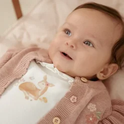 Little Dutch Meisjes Kleding|Babykleding^Shirt lange mouw - Ruches - Wit - Fairy Garden