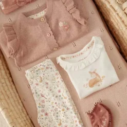 Little Dutch Meisjes Kleding|Babykleding^Shirt lange mouw - Ruches - Wit - Fairy Garden