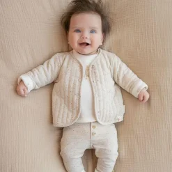 Little Dutch Babykleding^Shirt lange mouw - Wit - Newborn Naturals