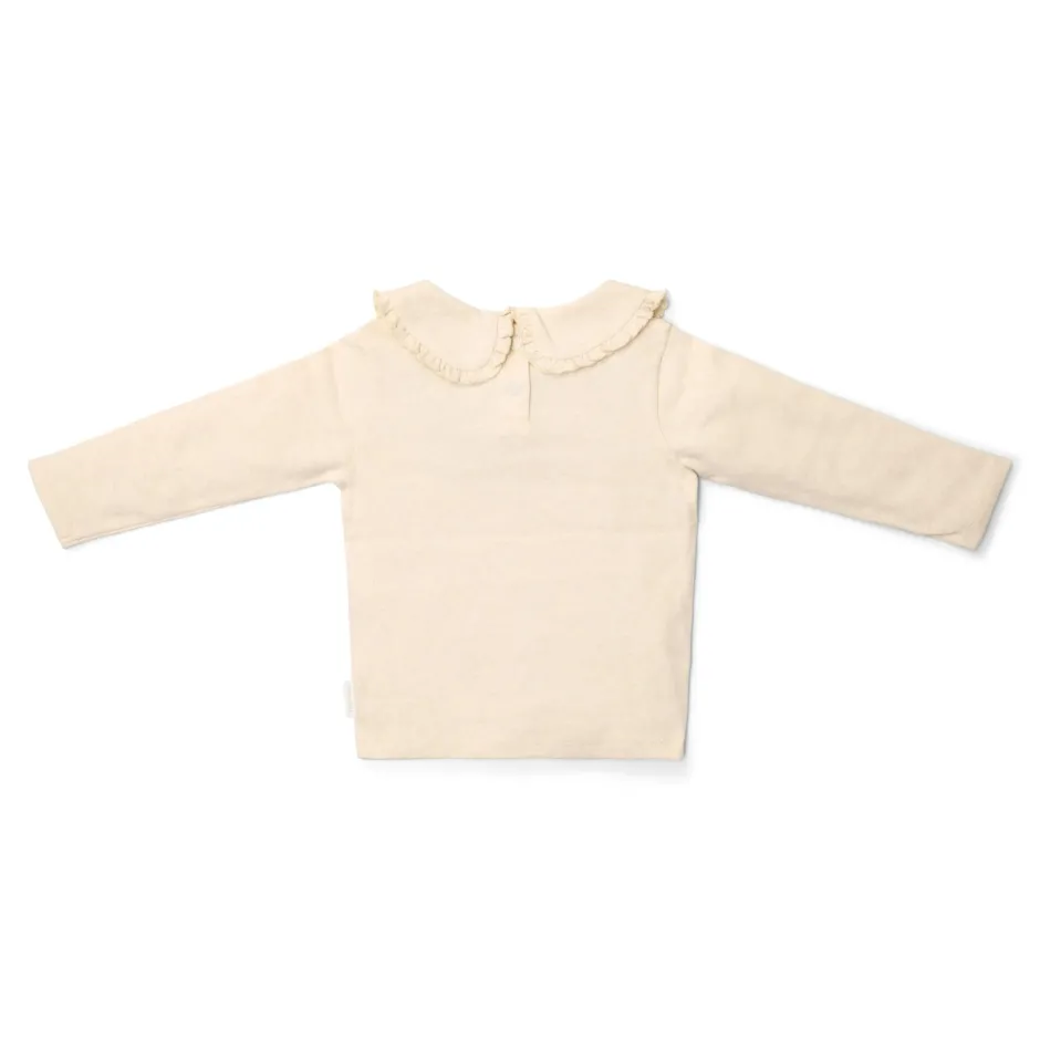 Little Dutch Meisjes Kleding^Shirt lange mouw - Zand - Fairy Garden