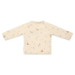 Little Dutch Jongens Kleding|Babykleding^Shirt lange mouw - Zand - Forest Friends - All over print