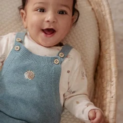 Little Dutch Jongens Kleding|Babykleding^Shirt lange mouw - Zand - Forest Friends - All over print