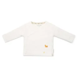 Little Dutch Kinderkleding^Shirt overslag lange mouw - Wit - Little Farm - Opdruk