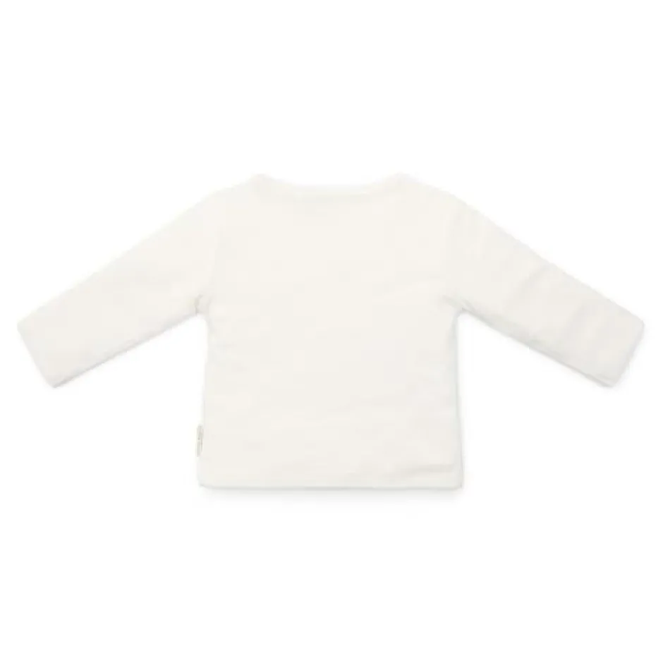Little Dutch Kinderkleding^Shirt overslag lange mouw - Wit - Little Farm - Opdruk