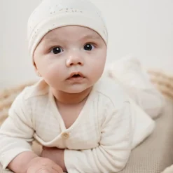 Little Dutch Babykleding^Shirt overslag lange mouw - Beige - Newborn Naturals