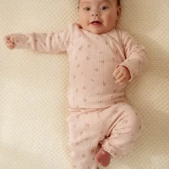 Little Dutch Babykleding|Meisjes Kleding^Shirt overslag lange mouw - Roze - Fairy Garden - Fairy Flowers