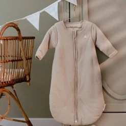 Little Dutch Slaapzakken^Slaapzak winter – Beige – Maat 90 cm – Newborn Naturals – Little Goose