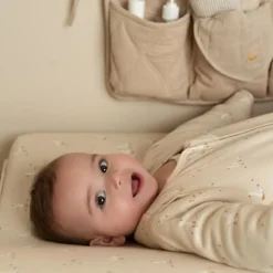 Little Dutch Slaapzakken^Slaapzak winter – Beige – Maat 70 cm – Newborn Naturals – Little Goose