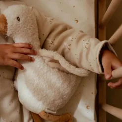 Little Dutch Slaapzakken^Slaapzak winter – Beige – Maat 70 cm – Newborn Naturals – Little Goose