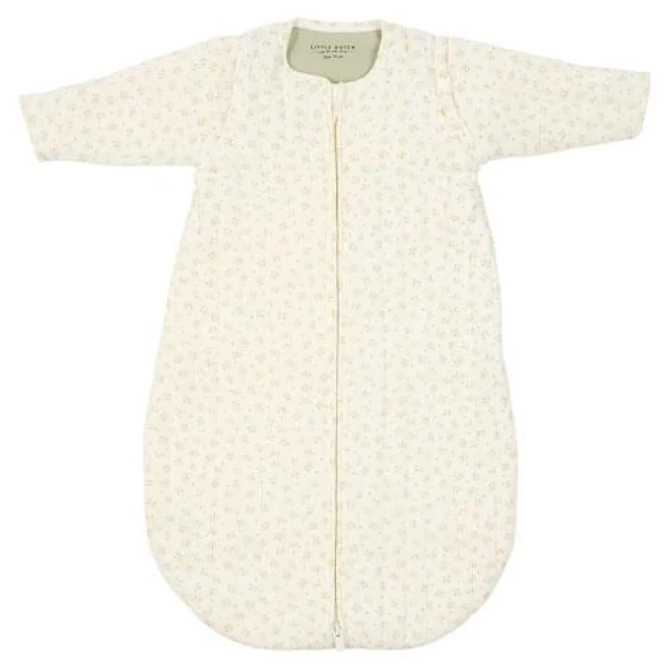 Little Dutch Slaapzakken^Slaapzak winter 110 cm - Groen - Maat 110 cm - Essentials - Blueberry Leaves