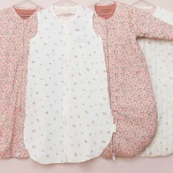 Little Dutch Slaapzakken^Slaapzak winter 110 cm - Roze - Maat 110 cm - Fairy Garden - Fairy Floral