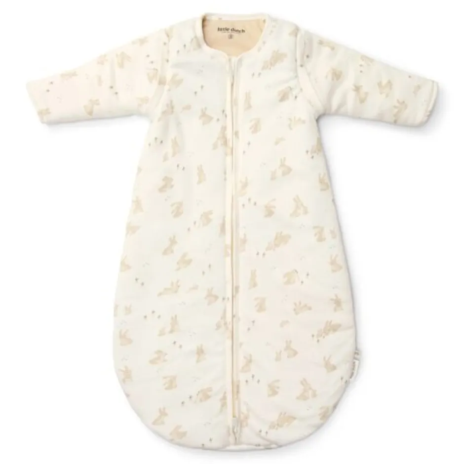 Little Dutch Slaapzakken^Slaapzak winter – Wit – Maat 90 cm – Newborn Naturals – Baby Bunny