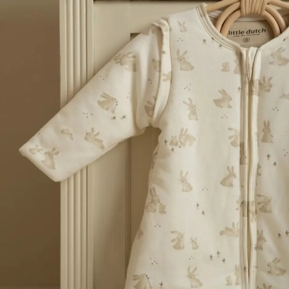 Little Dutch Slaapzakken^Slaapzak winter – Wit – Maat 90 cm – Newborn Naturals – Baby Bunny