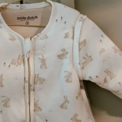 Little Dutch Slaapzakken^Slaapzak winter – Wit – Maat 90 cm – Newborn Naturals – Baby Bunny