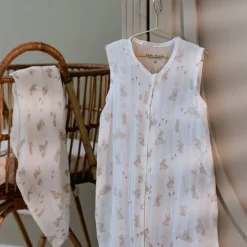 Little Dutch Slaapzakken^Slaapzak zomer – Wit – Maat 70 cm – Newborn Naturals – Baby Bunny