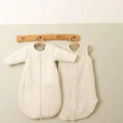 Little Dutch Hydrofiele Slaapzakken|Slaapzakken^Slaapzak zomer hydrofiel 90 cm - Groen - Maat 90 cm - Essentials - Blueberry Leaves