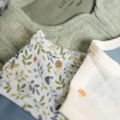 Little Dutch Hydrofiele Slaapzakken|Slaapzakken^Slaapzak zomer hydrofiel 70 cm - Wit - Maat 70 cm - Forest Friends - Forest Treasures