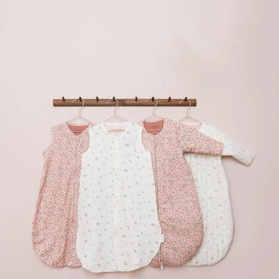 Little Dutch Hydrofiele Slaapzakken|Slaapzakken^Slaapzak zomer hydrofiel 90 cm - Wit - Maat 90 cm - Fairy Garden - Fairy Blossom